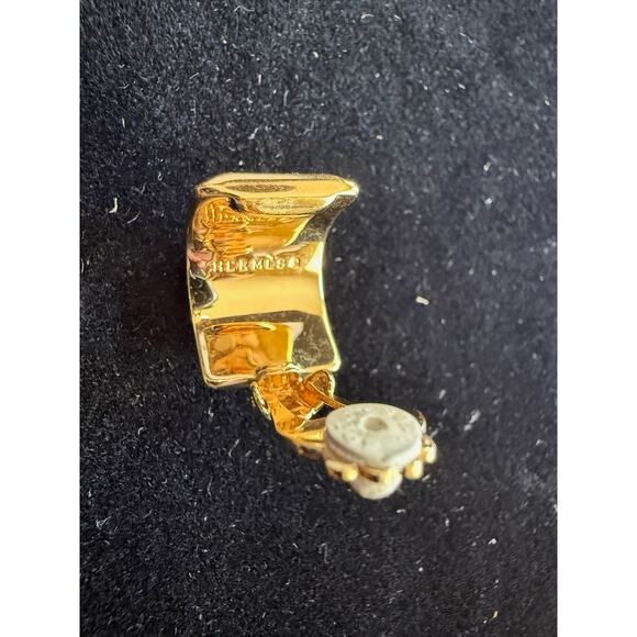 Hermes‎ Earrings, Cloisonne, Multicolor, Amazing Lion graphic! GORGEOUS! BOX - Picture 7 of 7